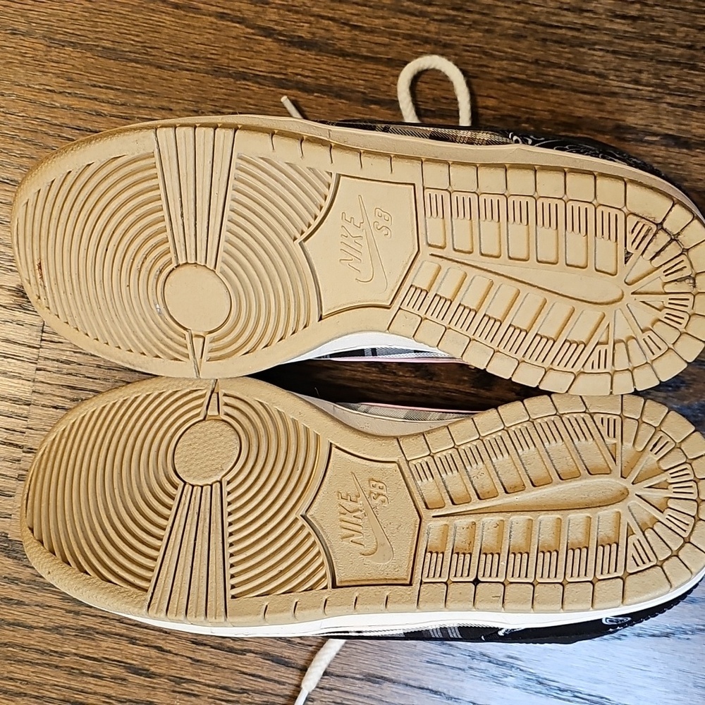 Patchwork Paisley Sneakers in Black and Tan - Picture 7 of 16